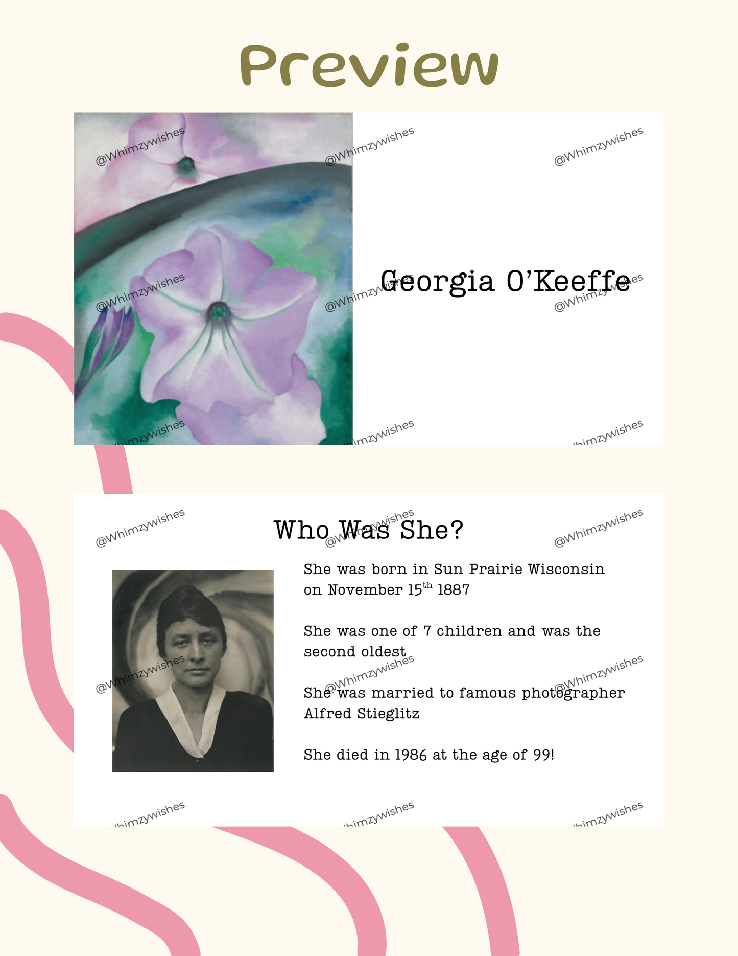 Georgia O'Keeffe Middle School Lesson Plan