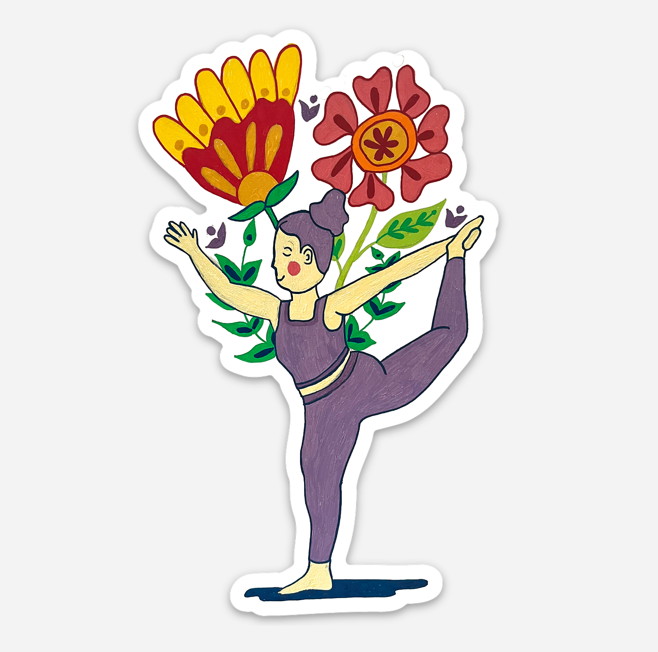 Dancer Yogi Sticker